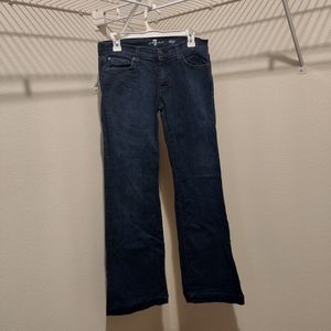 7 for all mankind women's wide leg jeans size 29